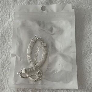 Chic Silver Mesh Bracelet